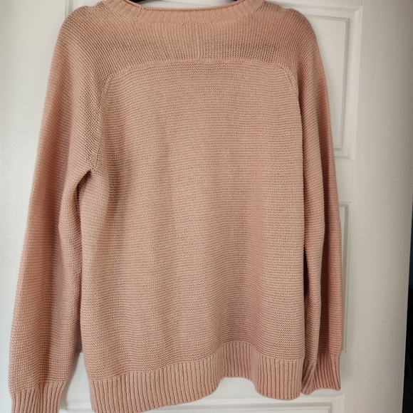 Eileen fisher organic linen cotton knit pullover M - Picture 4 of 8